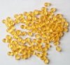 100 5mm Topaz Three Sided Diamond Glass Beads